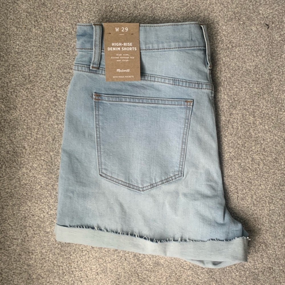 Made well High-Rise Denim Shorts